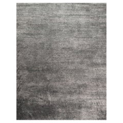 Mehraban Solid Design Bamboo Silk Rug Dara