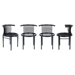 Set of 4 Vintage Chairs Circo Jutta & Herbert Ohl for Lübke, Germany 1980s