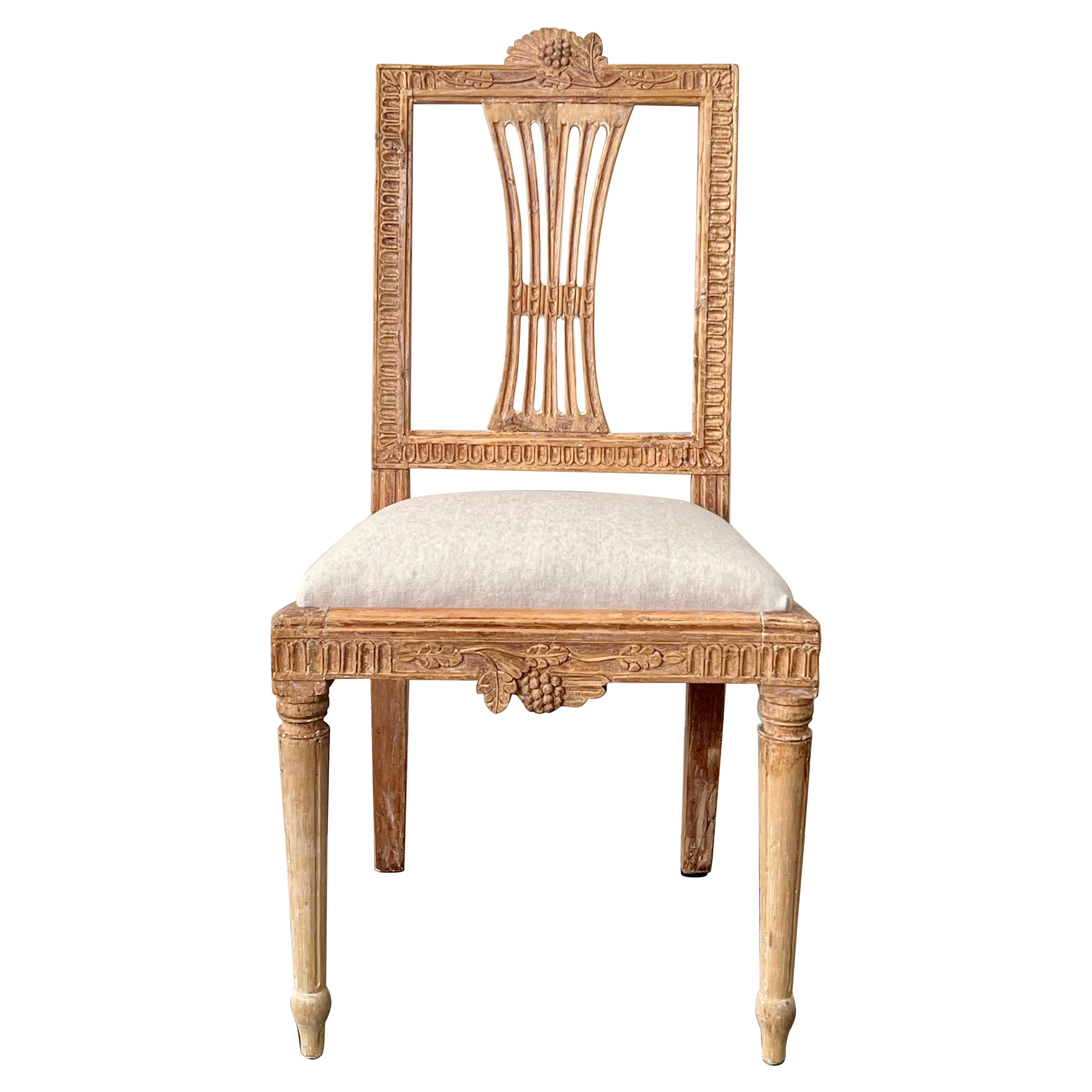 18th century Swedish Gustavian Period Lindome Side Chair For Sale