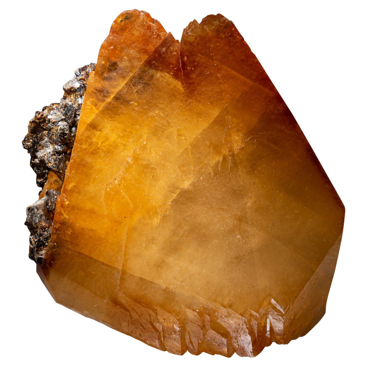 Cristal de Calcite doré provenant de la mine d'orme, Tennessee (6,5 lbs)