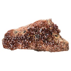 Pochette en cristal Vanadinite avec matrice de Barite de Mibladen, Maroc