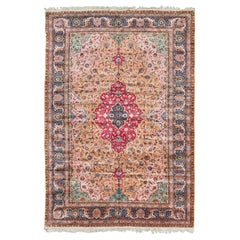 Persischer Täbris-Teppich aus Seide 29227