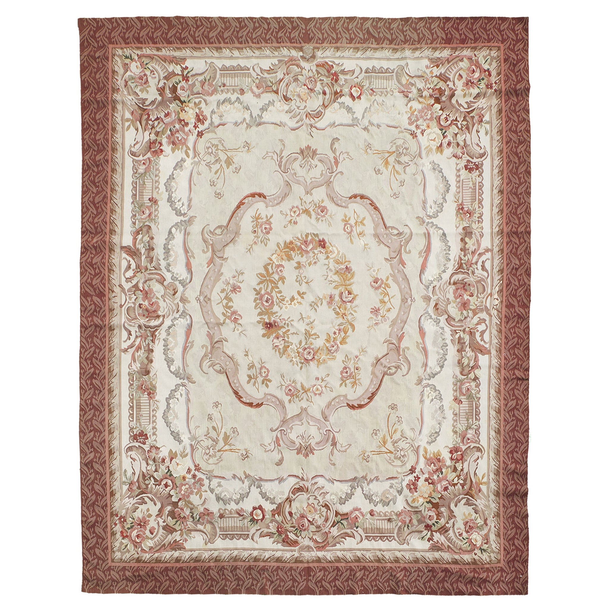 Mehraban Chinese Aubusson Rug For Sale