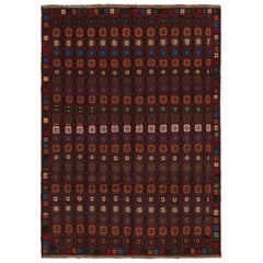 Tapis vintage Baluch Kohistani à motifs géométriques colorés, de Rug & Kilim