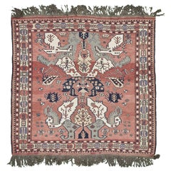 Vintage Tribal Soumak Kilim