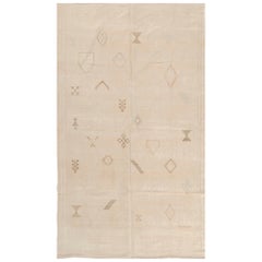 Kilim de tejido plano tribal africano estilo vintage