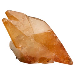 Goldenes Calcite aus Ulmenholzminen, Carthage, Smith County, Tennessee