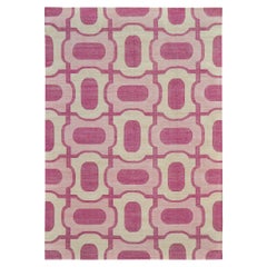 Tapis plat contemporain Cielo Collection Gems Fuchsine