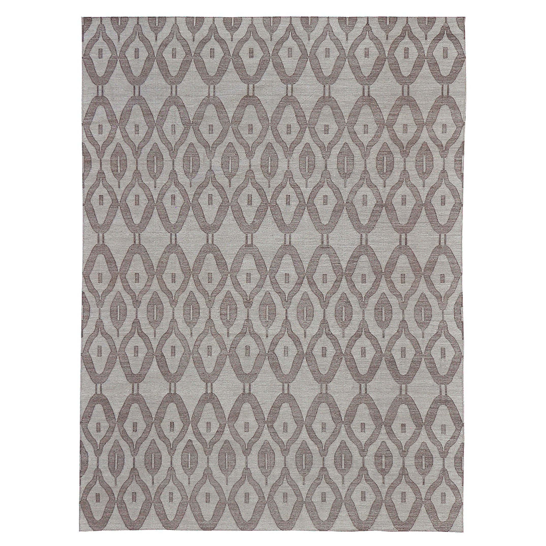 Alfombra plana contemporánea Colección Cielo Zag Mocha