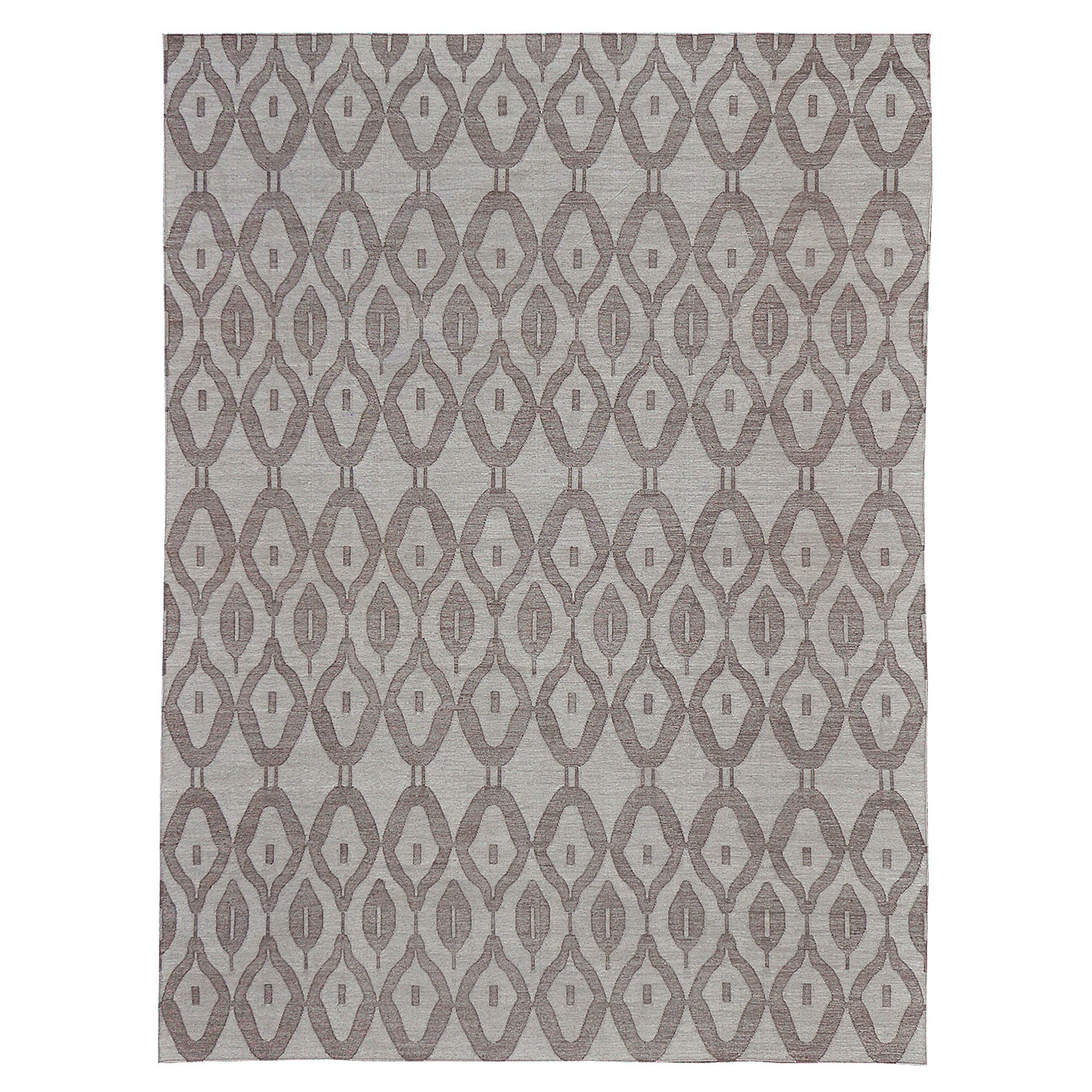 Contemporary Flat-Weave Rug Cielo Collection Zag Mocha