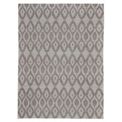 Contemporary Flat-Weave Rug Cielo Collection Zag Mocha