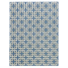 Tappeto contemporaneo a trama piatta Cielo Collection Estera Peacock