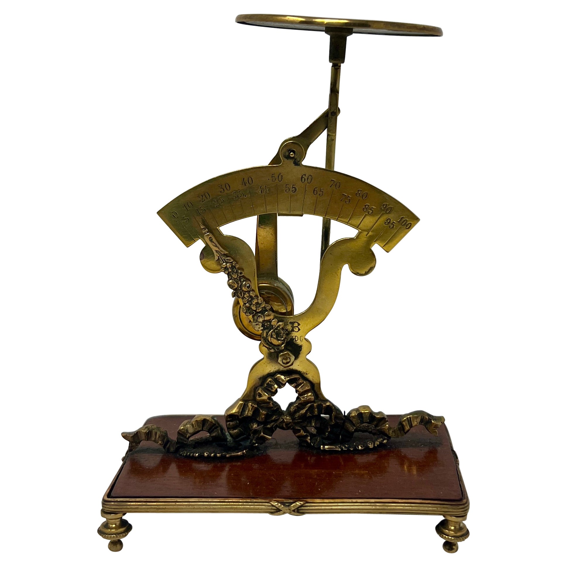 Antique French Grocers Scale Circa 1890 For Sale