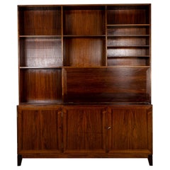 Retro Danish Mid-Century Modern Rosewood Bookcase/Cabinet by Kai Winding 