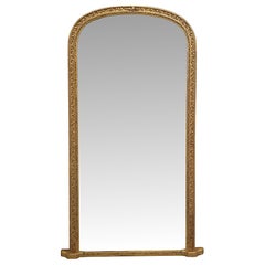 A Very Rare 19th Century Dressing or Pier Mirror