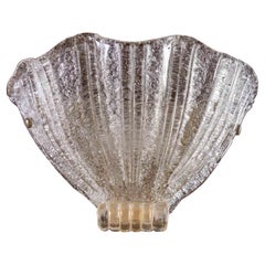 Applique in Transparent Murano Glass, Mid 20th century
