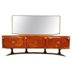 Retro Italian Rosewood sideboard by Vittorio Dassi for Lissone, 1950s