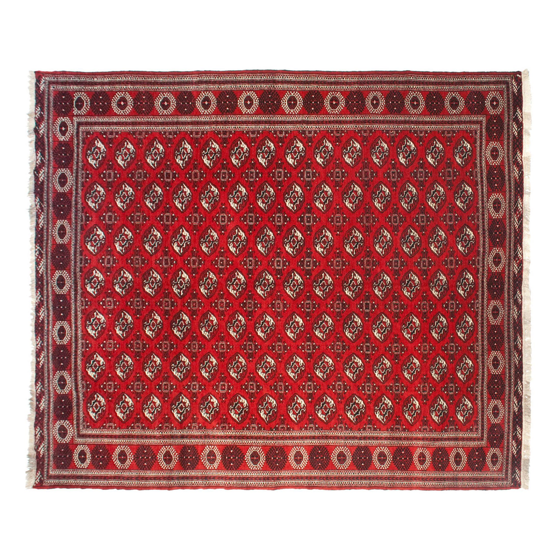 Vintage Bokhara Design Carpet For Sale