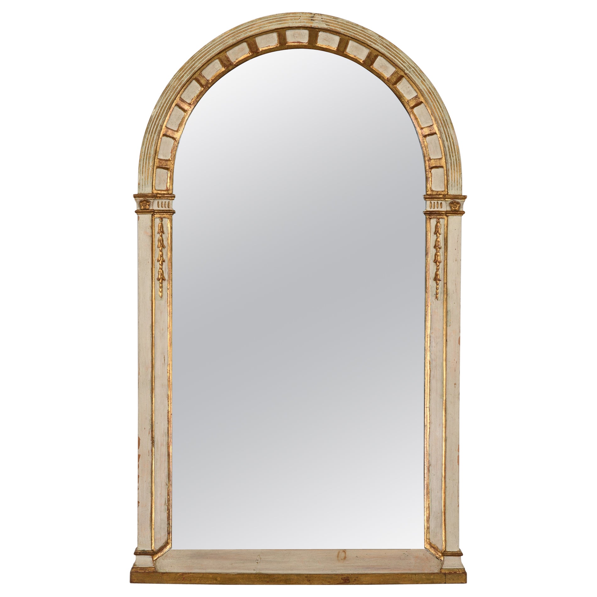 Hand Carved Italian Mirror by Palladio, 1950s