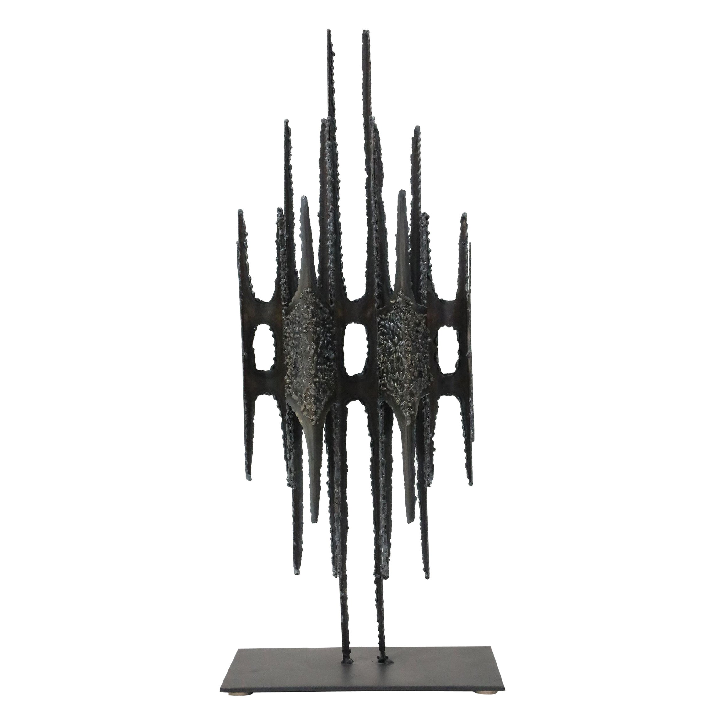 Brutalistische Skulptur von John De La Rosa im Angebot