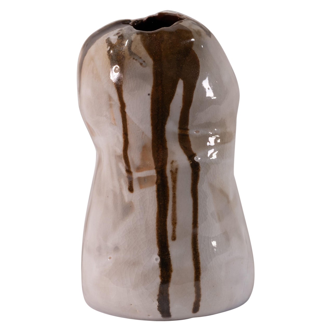 Drips Ceramic Vessel by Alex Muradian For Sale