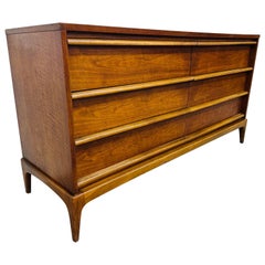 Mid-Century Modern Lane Rhythm Walnut Dresser