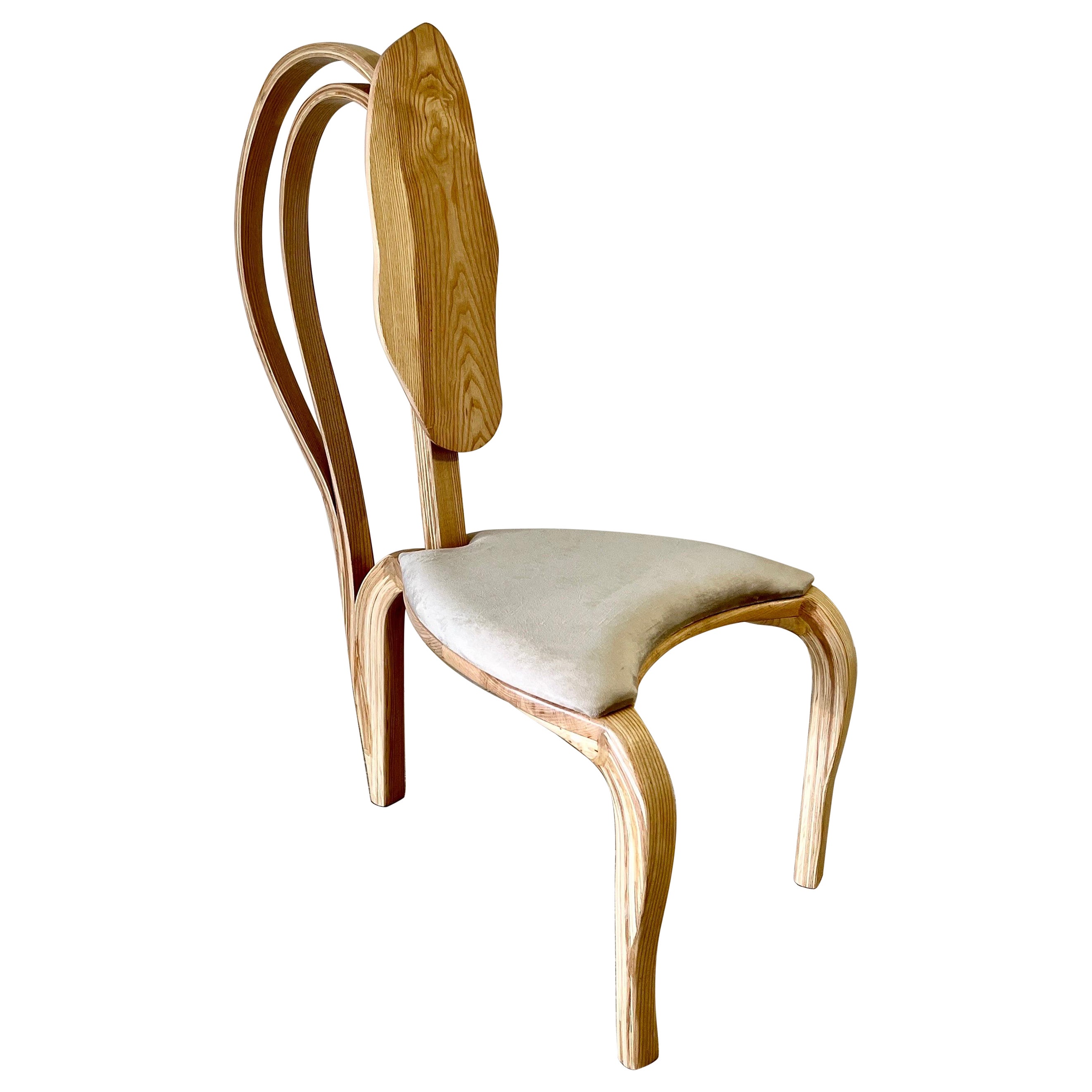 Dining Chair No. 1 - Fluentum Series, by Raka Studio For Sale