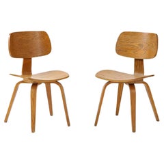 Silla de madera contrachapada curvada, Modelo 18 de Bruno Weir para Thonet, c. 1950