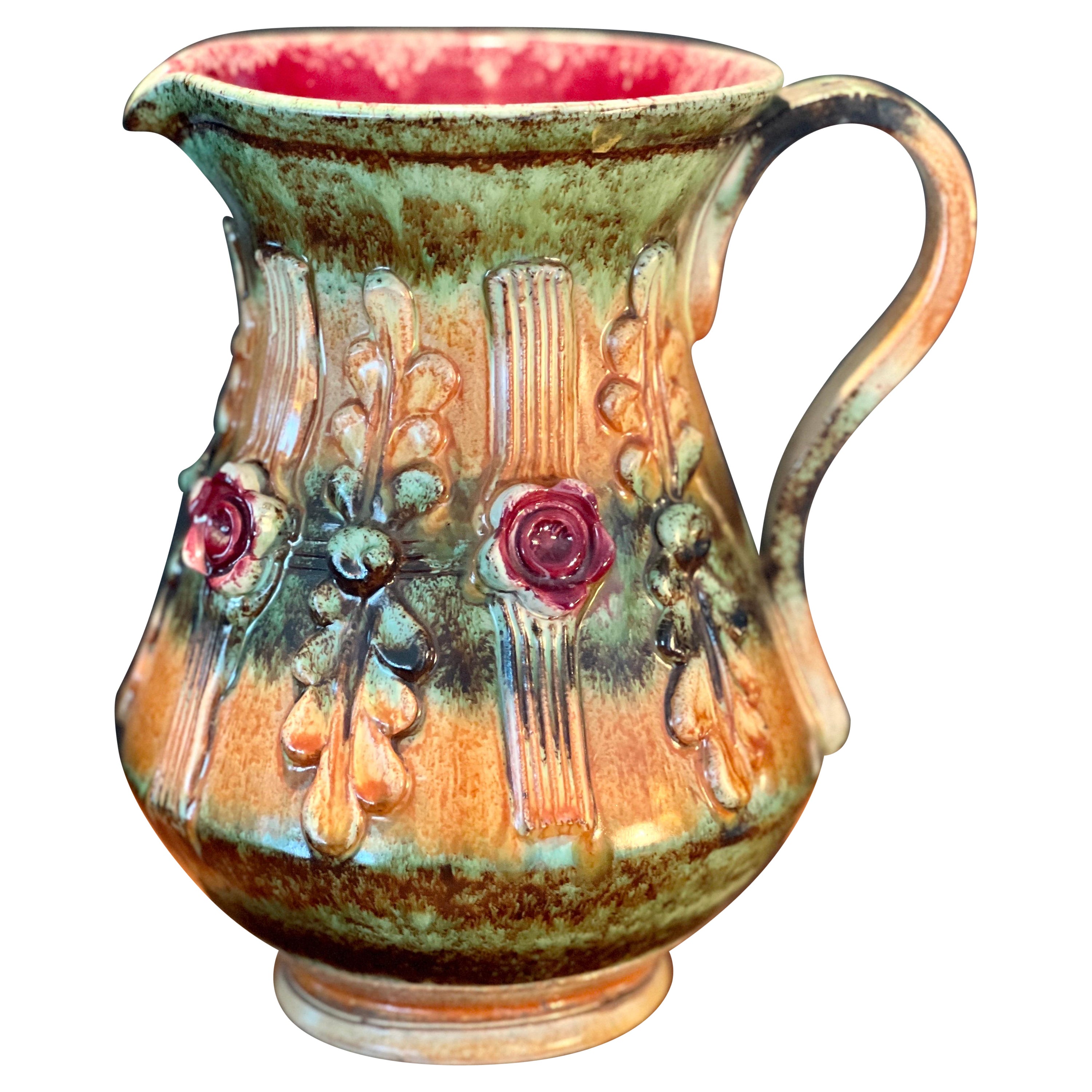 Kaysezinn Art Nouveau Satyr Pitcher at 1stDibs