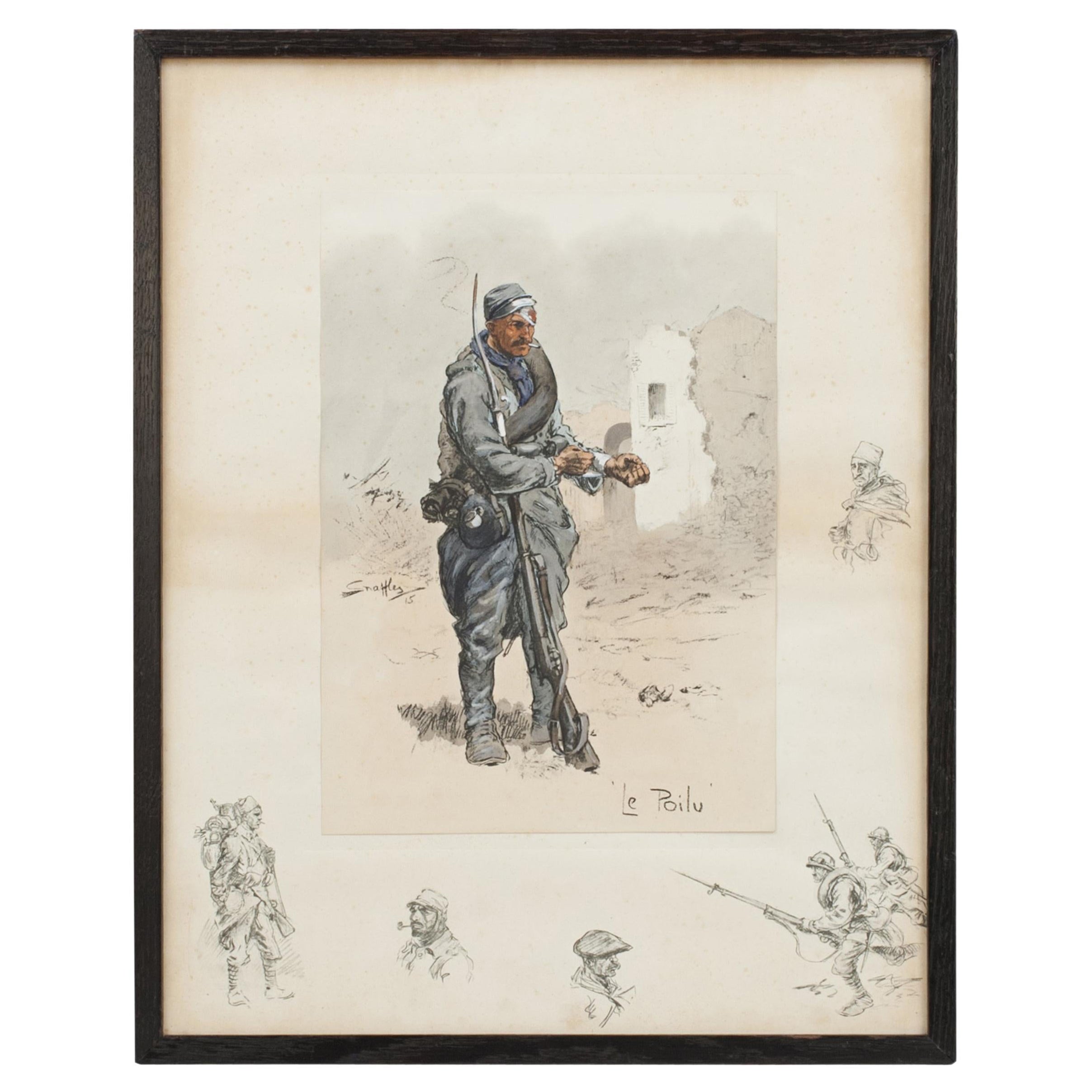 Stampa militare antica, Le Poilu, WW1 di Snaffles