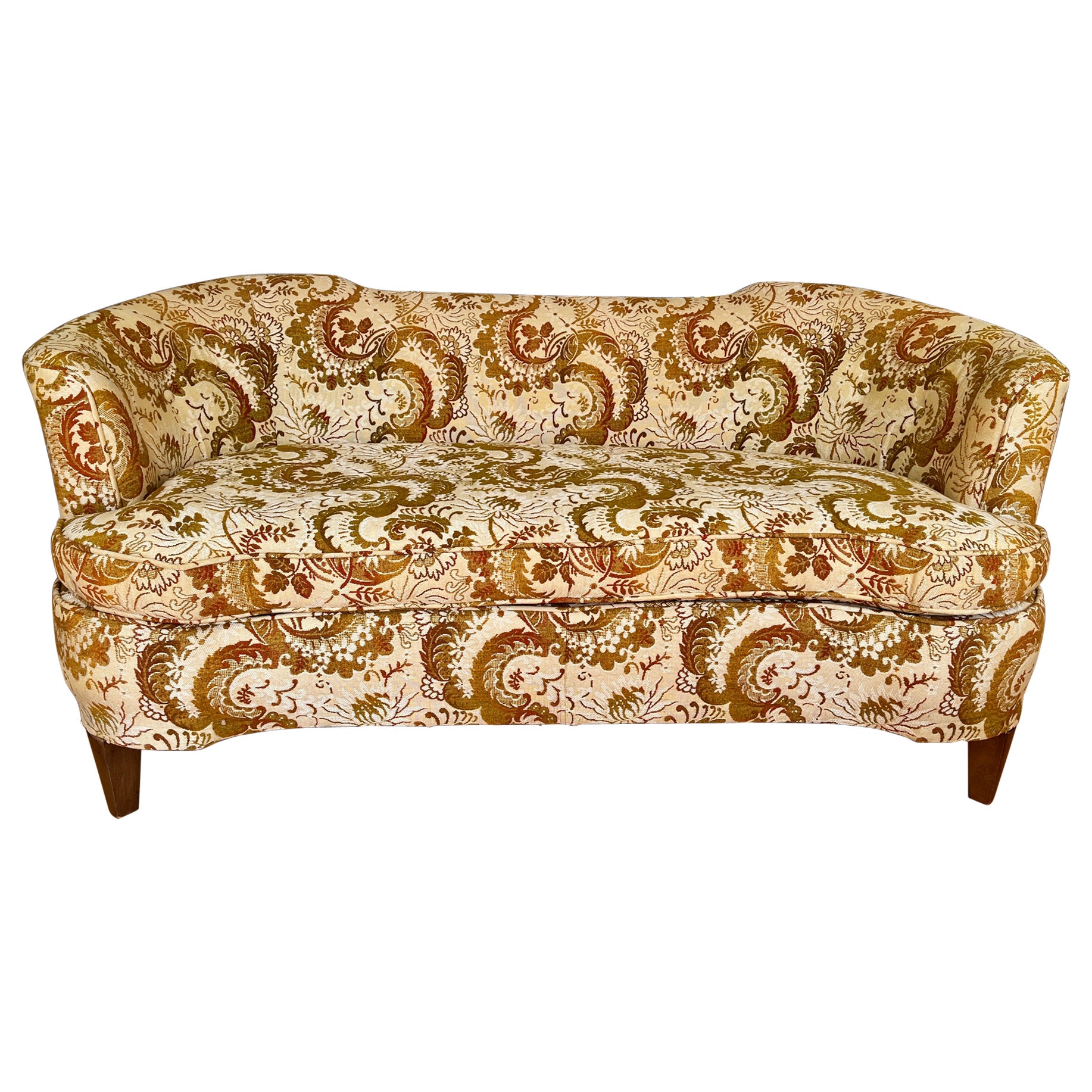 Sofa in kleinem Maßstab in der Art von Edward Wormley Dunbar Baker im Angebot
