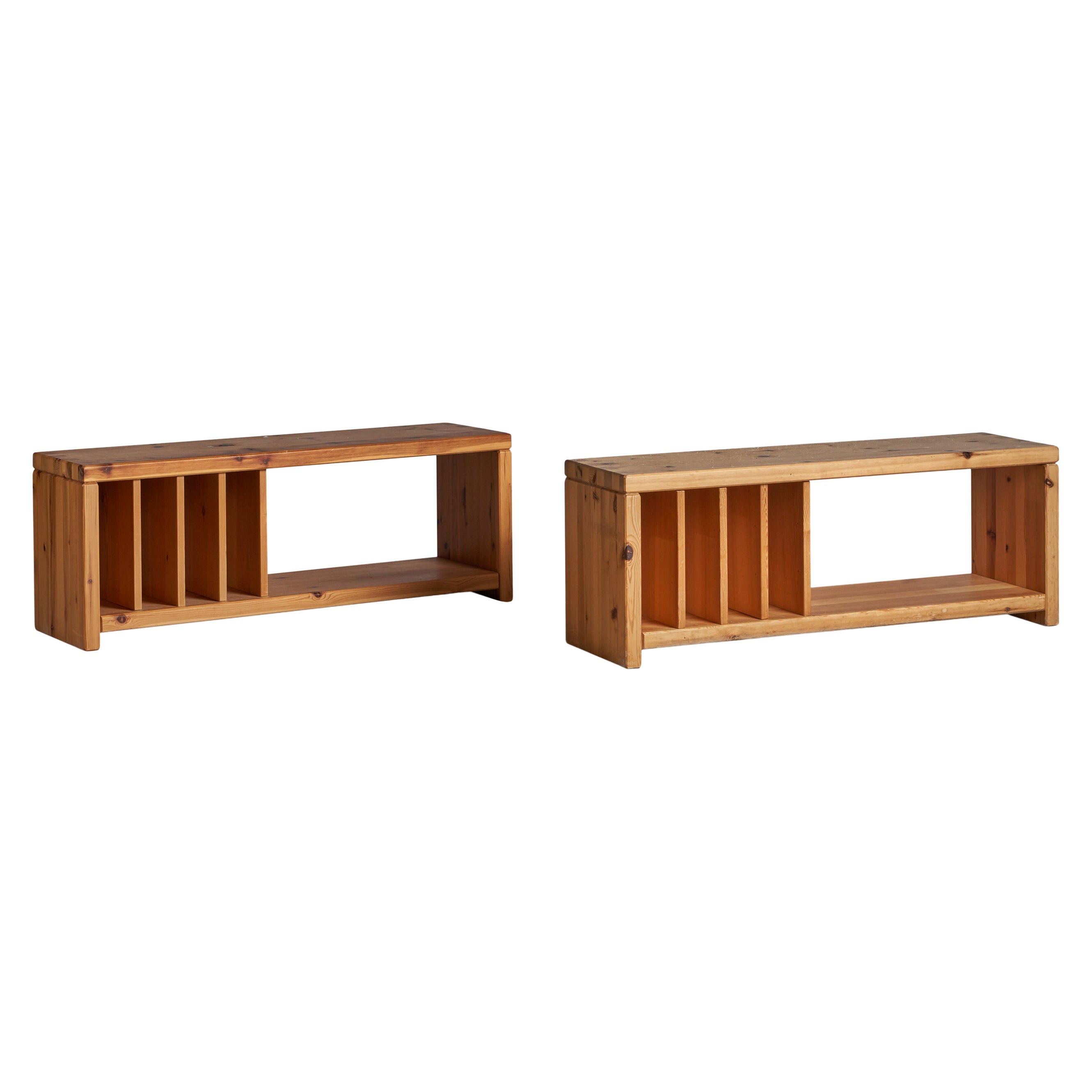 Danish Designer, Sideboards, Pine, Denmark, 1970s For Sale