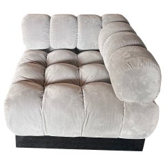 Harvey Probber Deep Tuft Corner Chair in STOCK