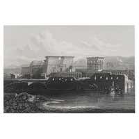 Antique Print with a Family Tree of the Merovingian Kings of France ...