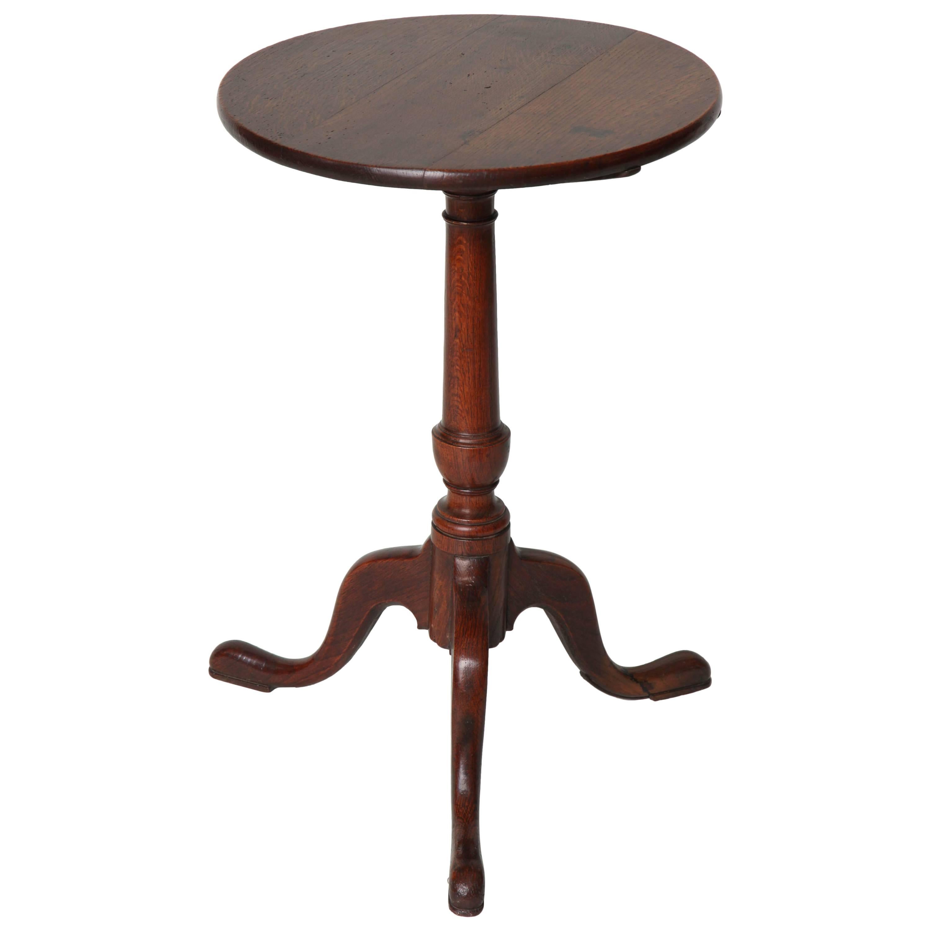 18th Century English Oak Wine Table