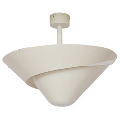 Serge Mouille - Small Snail Ceiling Lamp in White - IN STOCK!