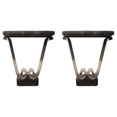 Pair Of French Art Deco Console Tables Attributed To André Arbus