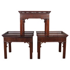 Set of 3 English Lamp Tables