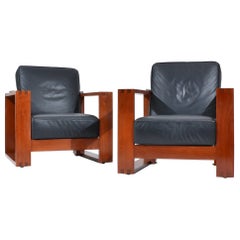 Pair of Trocadero lounge armchairs, Roche Bobois, France, 1990S