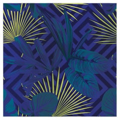 Contemporary Jungle Dream Silk Panel