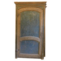 set of 3 internal doors, lacquered and similar, complete with frame, Italy