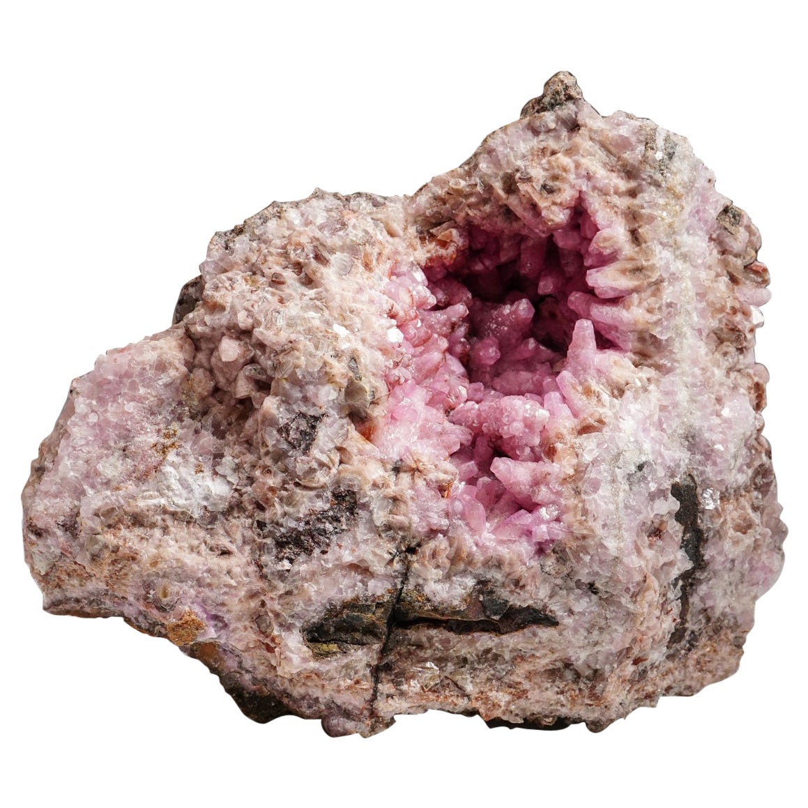Cobaltoan Calcite from Bou Azzer District, Anti-Atlas Mountains, Ouarzazate, Mor For Sale