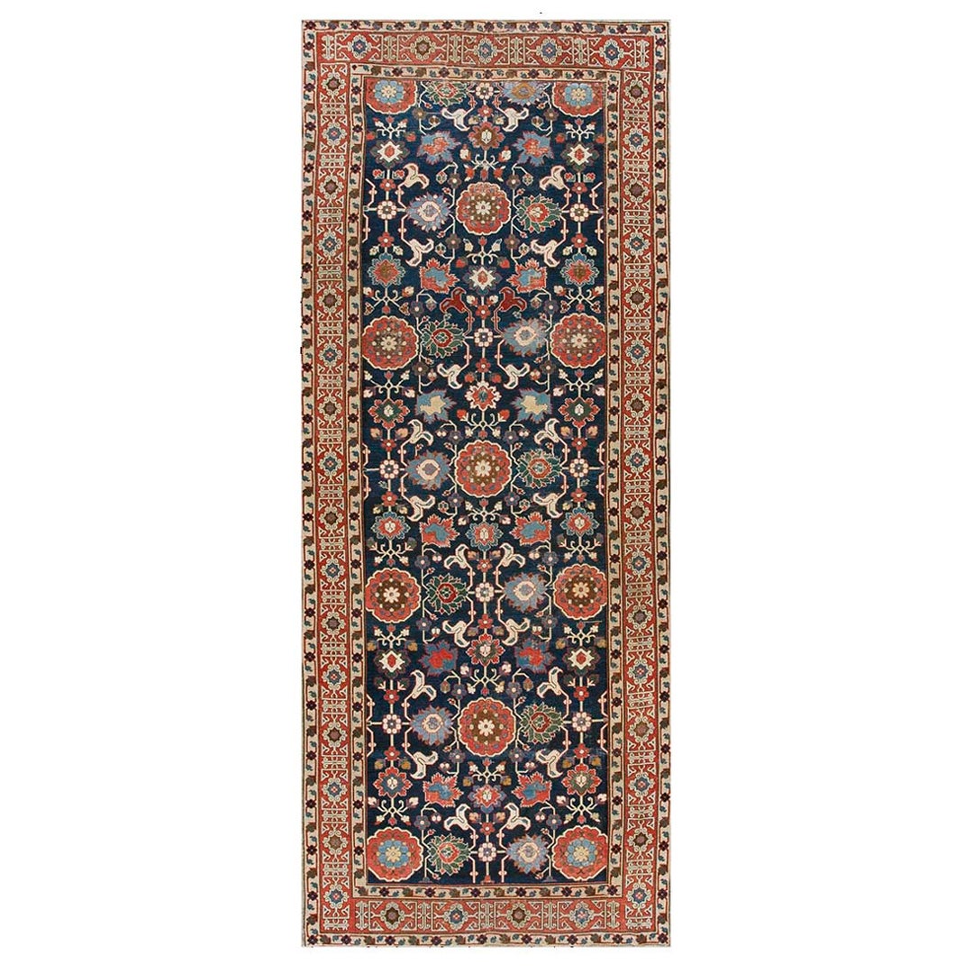 Early 19th Century Caucasian Afshan Kuba Carpet ( 4'8" x 12' - 142 x 366 ) For Sale