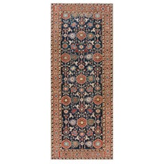 Antique Early 19th Century Caucasian Afshan Kuba Carpet ( 4'8" x 12' - 142 x 366 )