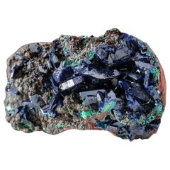 Azurite et malachite de la mine de Tongshankou, Daye, Huangshi, Hubei, Chine