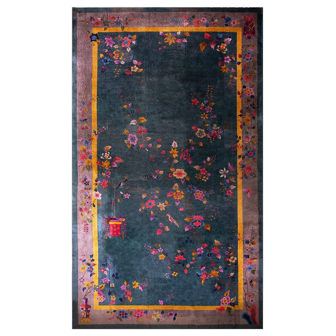 1920s Chinese Art Deco Carpet by Nichols Workshop ( 11'8" x 20'4" - 356 x 620 )