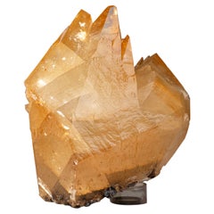 Goldenes Calcite aus Ulmenholzminen, Carthage, Smith County, Tennessee