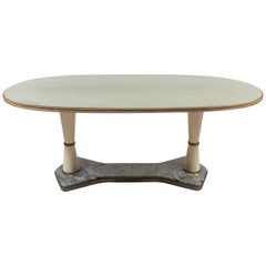 Vintage Italian Art Deco Dining or Center Table, in the style of  Vittorio Dassi