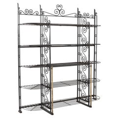 Vintage 20th Century French Metal Shelves