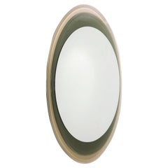 Specchio ovale a due colori di Max Ingrand per Fontana Arte